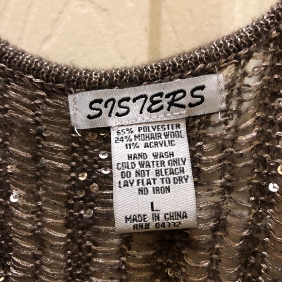 Sequin sweater sleeveless - Picture 4 of 5